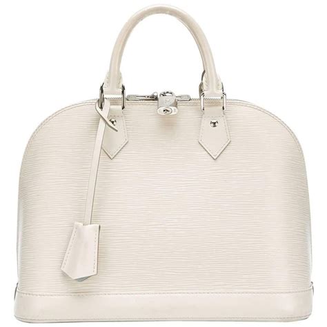 louis vuitton alma bag white